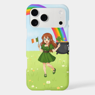 Joli anime roux Saint Patrick