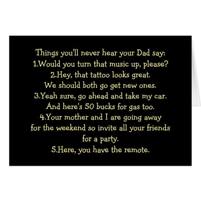 **JOLI ANNIVERSAIRE PÈRE** avec HUMOUR, RESPECT &  (Devant horizontal)