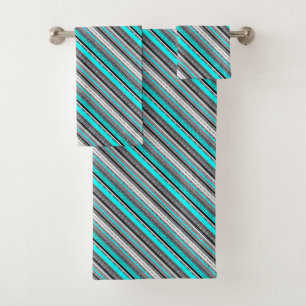Joli aqua gris aztèque motif