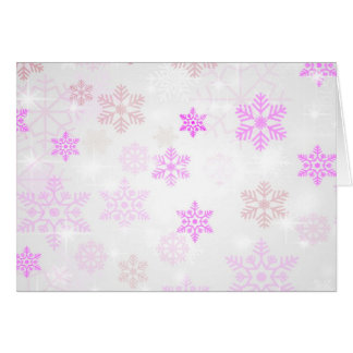 Joli Arrière - plan de flocon de neige Icy - rose