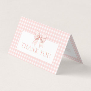 Joli baby shower pastel rose arc merci cartes