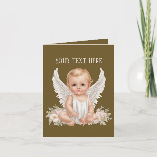 Joli bébé Angel ajouter du texte (Devant)