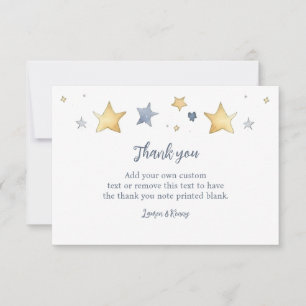 Joli bébé baby shower hippo carte de remerciements