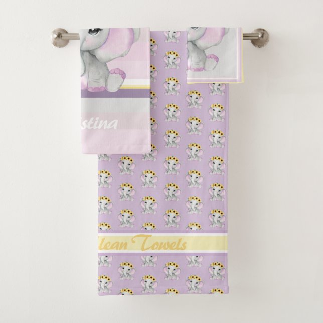 Joli bébé éléphant timide fille avec Sunflower ros (En situation)