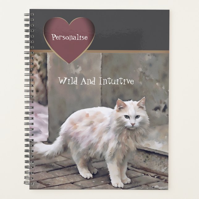 Joli blanc Cat Wild Citation Grey Journal (Devant)