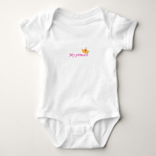 Joli body bébé avec la phrase (Ma Princesse) dessu