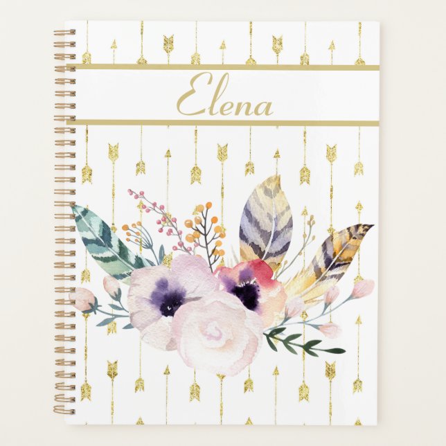 Joli Bouquet Boho Personnalisé (Devant)