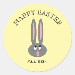 Joli Bunny Baguette de Pâques Stickers