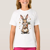 Joli Bunny & Carottes T-Shirt Design