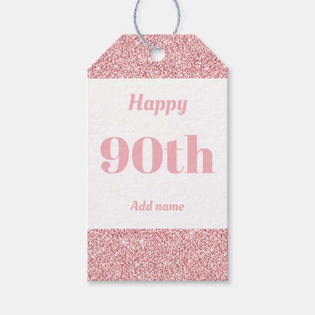 joli cadeau d'anniversaire personnalisé étiquettes (Devant)