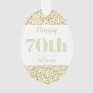 Joli cadeau d'anniversaire personnalisé ornement 7