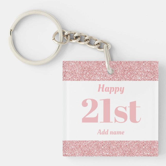 joli cadeau d'anniversaire personnalisé porte - cl (Devant)