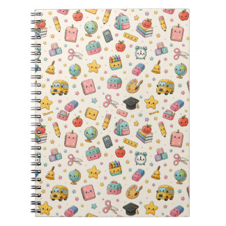 Joli cahier spirale Kawaii de rentrée scolaire