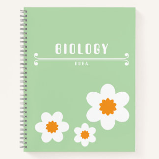 Joli cahier vert