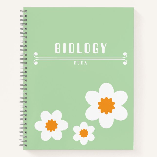 Joli cahier vert (Devant)