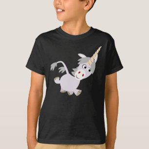 Joli caricature Facétieux Unicorn T-shirt enfant