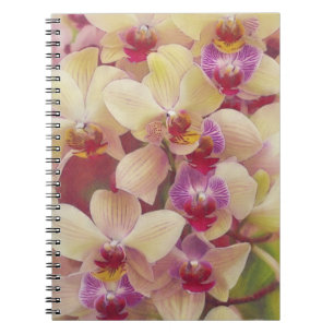 Joli Carnet du Journal d'Art des Fleurs d'Orchidée