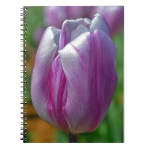 Joli Carnet du Journal des fleurs de tulipe violet