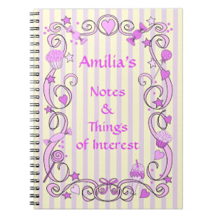 Joli Carnet spiral rose