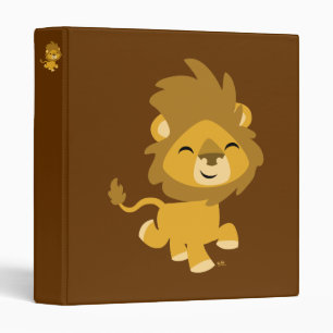 Joli Cartoon Lion Avery Classeur
