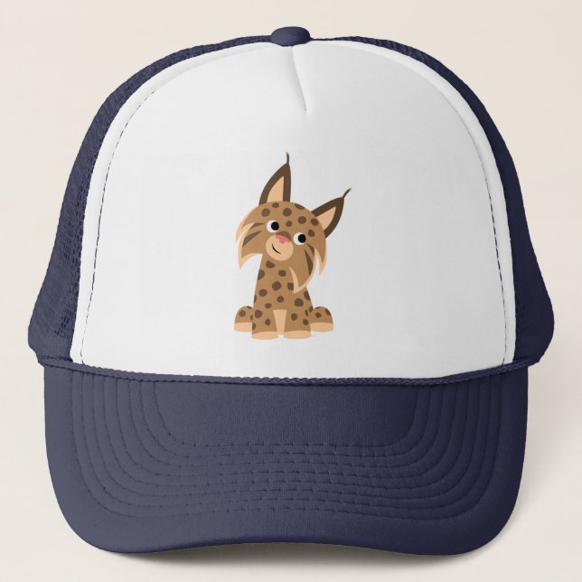 Joli Cartoon Prankish Lynx Casquette (Devant)