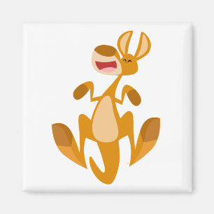 Joli Cartoon Saut Kangaroo Magnet