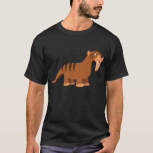 Joli Cartoon souriant Thylacosmilus T-shirt
