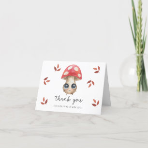 Joli champignon - merci pour la baby shower