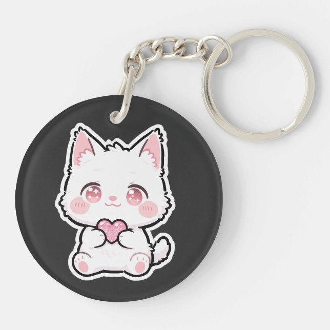 Joli Chat Blanc (Dos)
