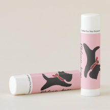 Joli Chien écossais noir Votre nom et couleur