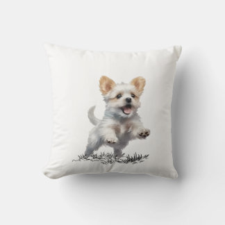 Joli chiot pour votre coussin de jet