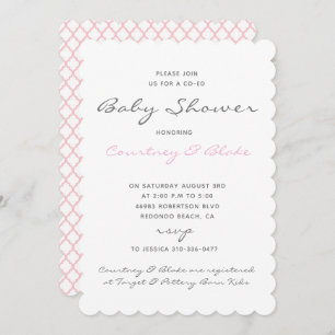 Joli coEd Baby Invitation rose