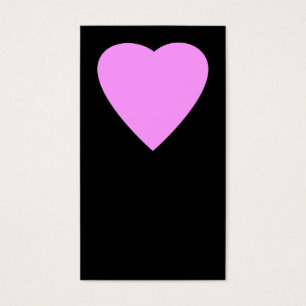 Joli coeur d'amour rose et noir.