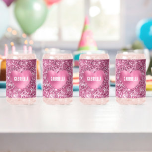 Joli coeur de Parties scintillant rose glam