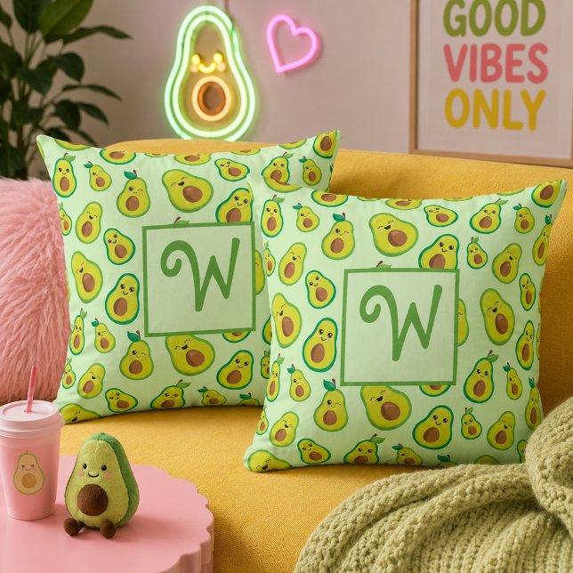 Joli Coussin de Lancement Vert Avocat (Créateur téléchargé)