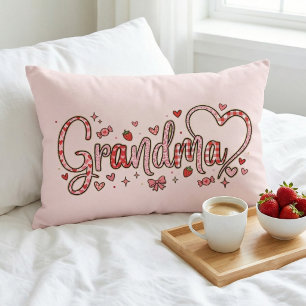 Joli coussin décoratif accent grand-mère fantaisis