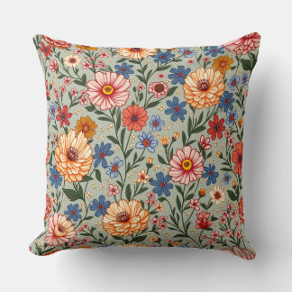 Joli coussin floral