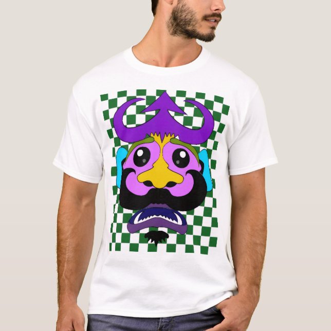 Joli dessin animé design cool look T-shirt (Devant)
