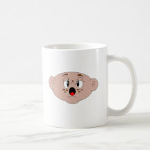 Joli dessin bébé visage café Mug
