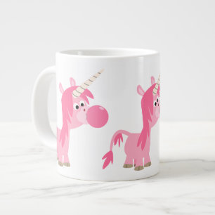 Joli dessin bulle gomme Unicorn Jumbo Mug
