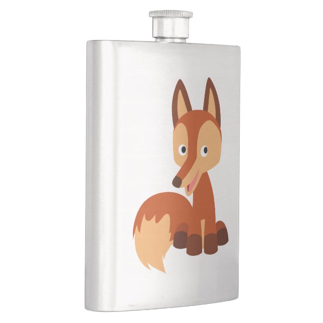 Joli Dessin Cartoon Fox Classique Flacon (Droite)