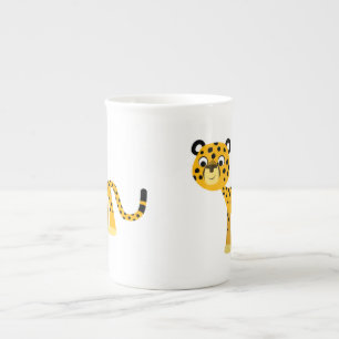Joli Dessin Cheetah Bone China Mug