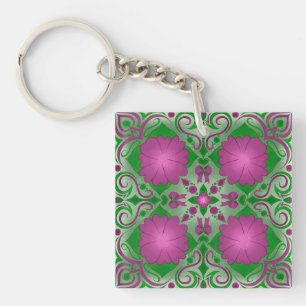 Joli en floral pourpre