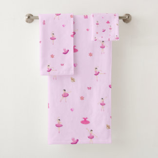 Joli ensemble de serviettes de bain Ballerina