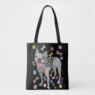 Joli et coloré Boston Terrier Sac fourre-tout