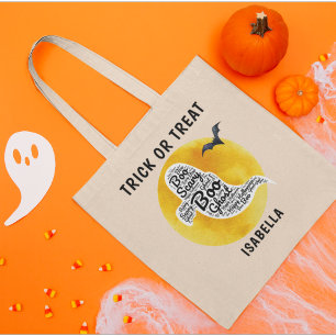 Joli fantôme sac personnalisé Halloween pour le pl