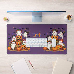 Joli Fantômes D'Halloween En Coquette Bows Et Citr