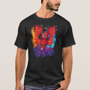Joli Firebird Monter Phoenix Art T-shirt Enfants T