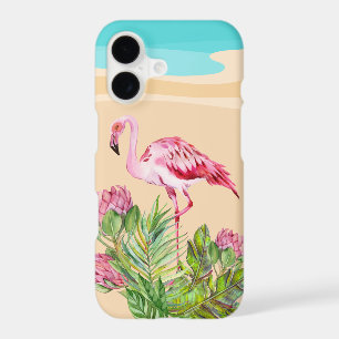 joli flamant rose de plage 