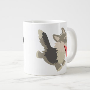 Joli Frolicsome Caricature Wolf Jumbo Mug
